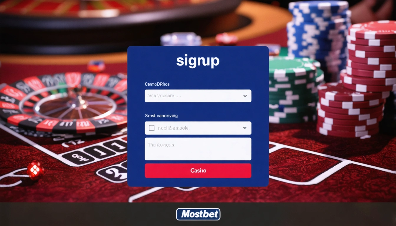 signup Mostbet
